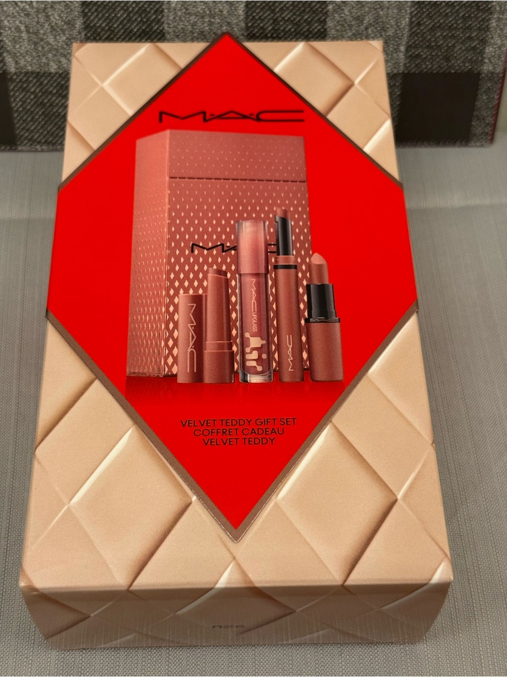 MAC Cosmetics Velvet Teddy Nude Brown Lipstick & Lip Set
